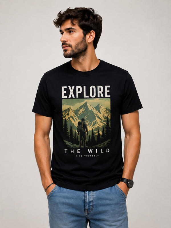 The 'Find Yourself' Classic Mountain T-Shirt
