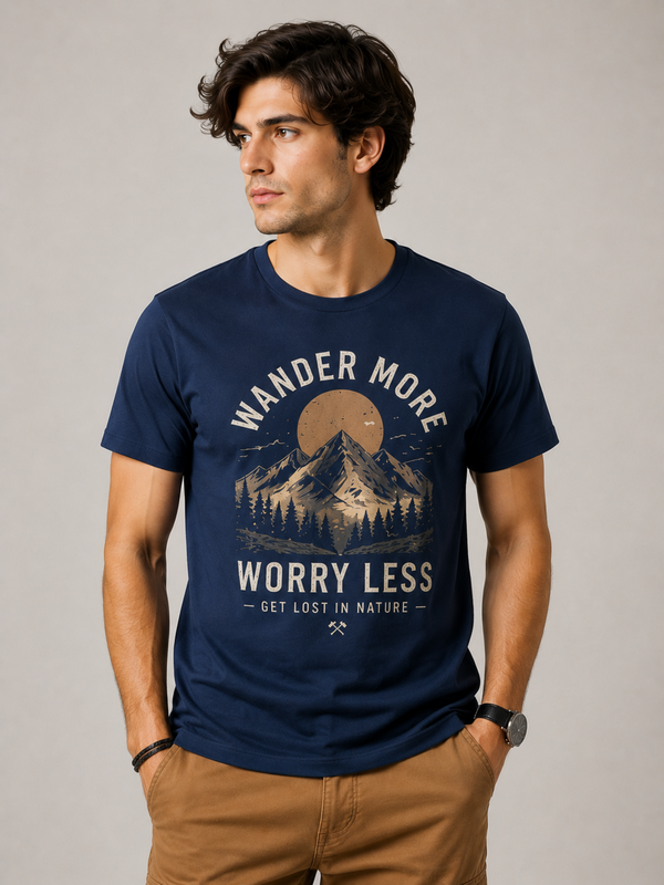 The 'Worry Less' Classic Trekking T-Shirt